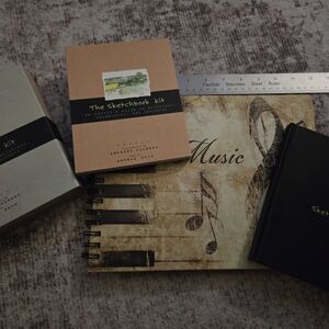 Music Themed Notebook & Sketchbook Kit